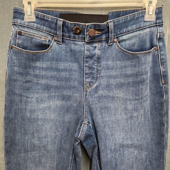 Soft Surroundings Jeans Medium Blue The Ultimate Denim Relaxed Straight - Picture 2 of 12